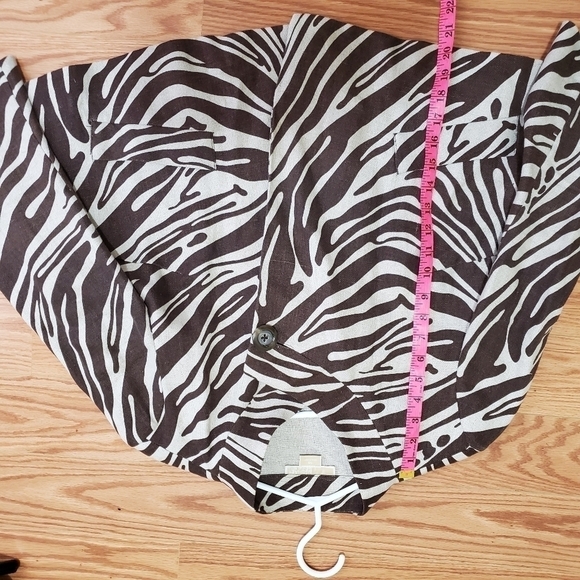 MICHAEL Kors Women poncho cape 100% linen size 14P - Picture 10 of 13